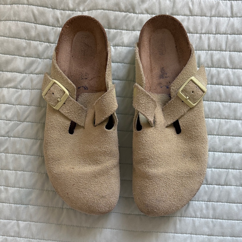 Birkenstock mint green Boston 41